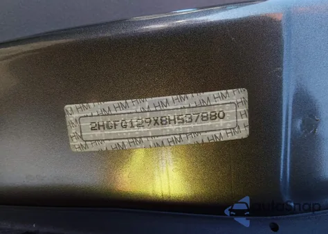 2008 Honda Civic Ex-L из США, поврежденный, VIN 2HGFG129X8H537880